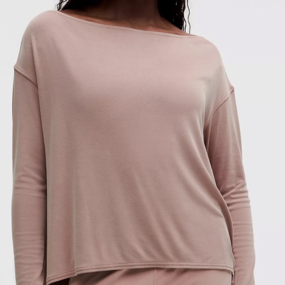 Lululemon Softstream Off the Shoulder Long Sleeve Shirt
